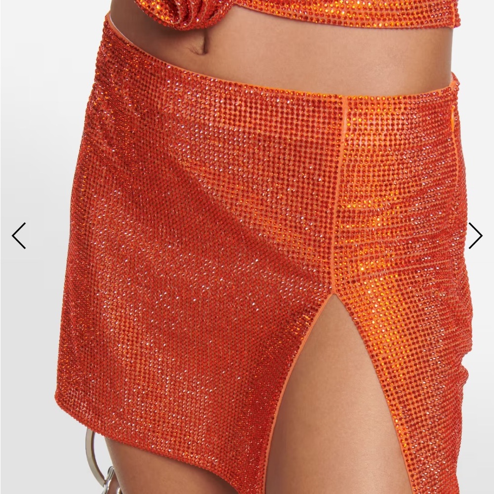 Giuseppe di morabito orange mini skirt - size IT 42
